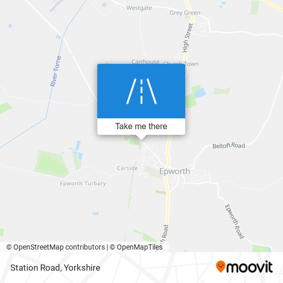 Station Road map