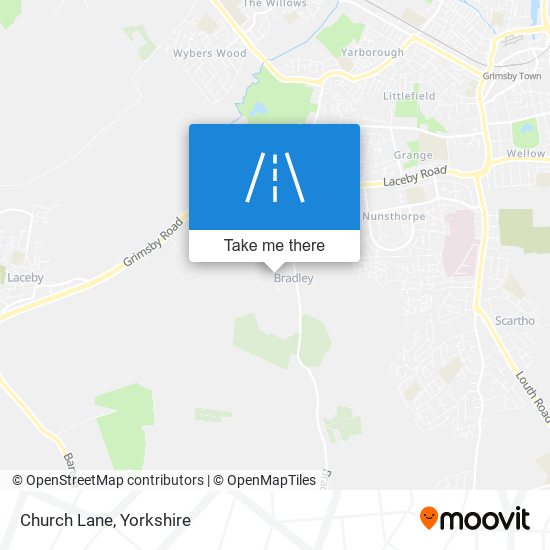 Church Lane map