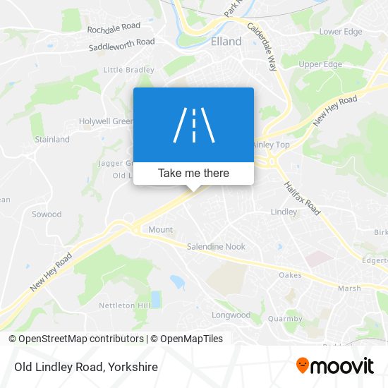 Old Lindley Road map