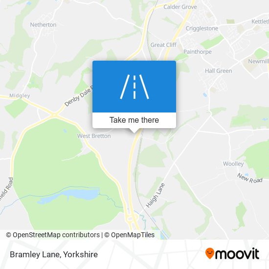 Bramley Lane map