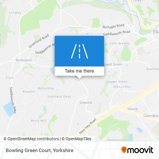 Bowling Green Court map