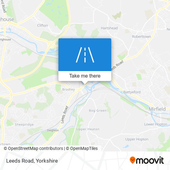Leeds Road map