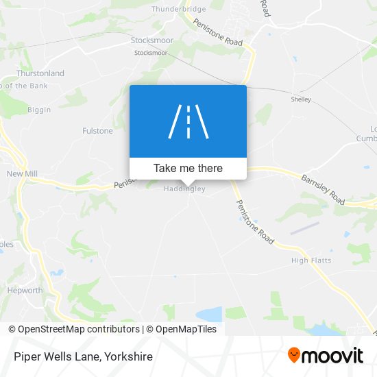 Piper Wells Lane map