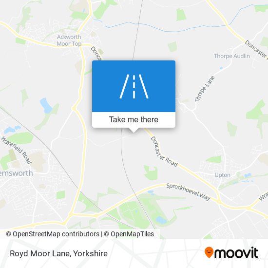 Royd Moor Lane map