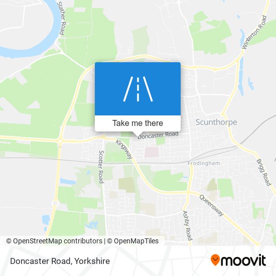 Doncaster Road map