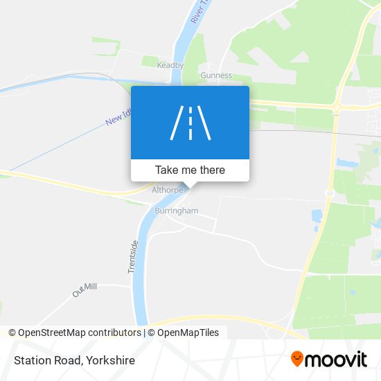 Station Road map