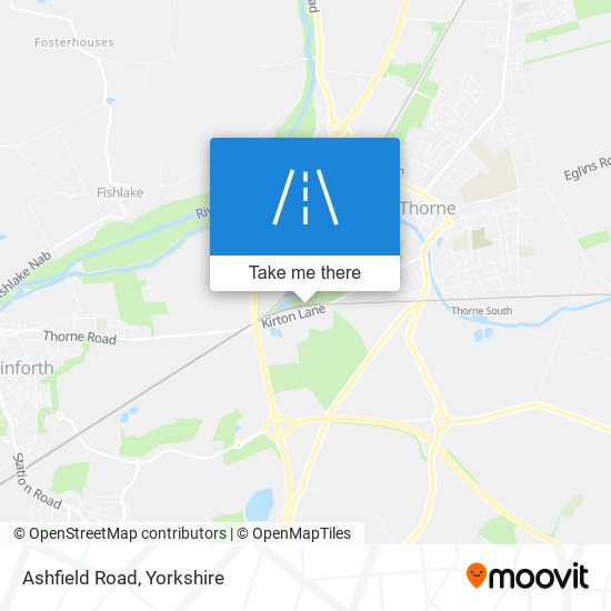 Ashfield Road map