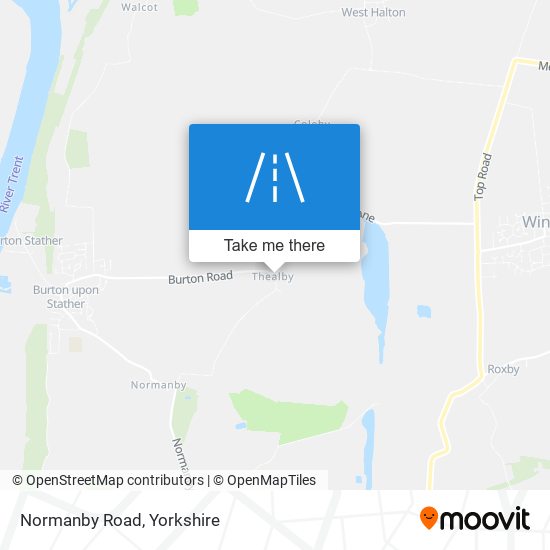Normanby Road map