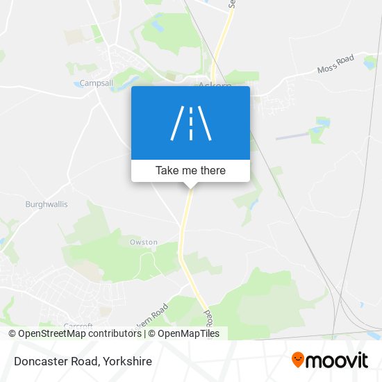 Doncaster Road map