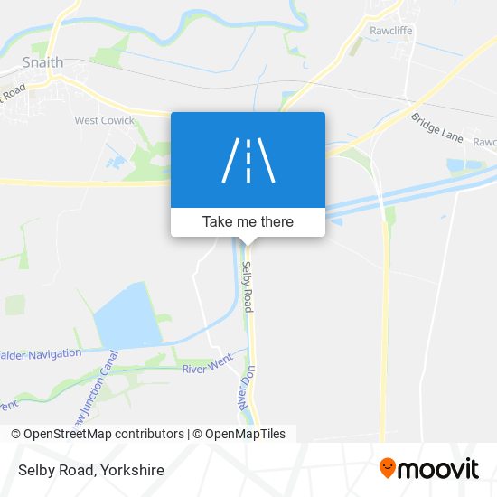 Selby Road map