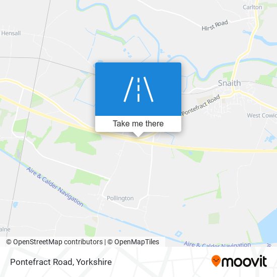 Pontefract Road map
