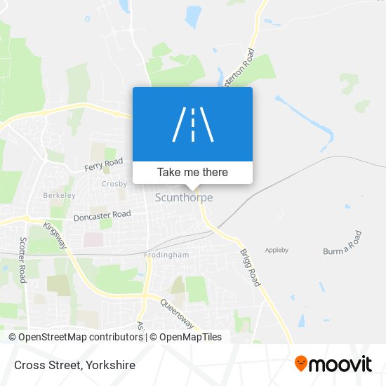 Cross Street map
