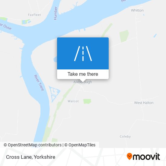 Cross Lane map