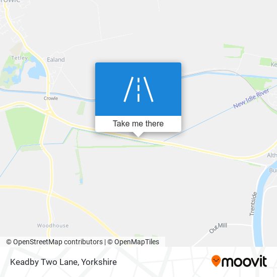 Keadby Two Lane map