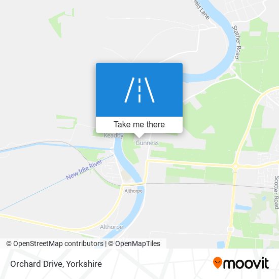 Orchard Drive map