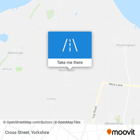 Cross Street map