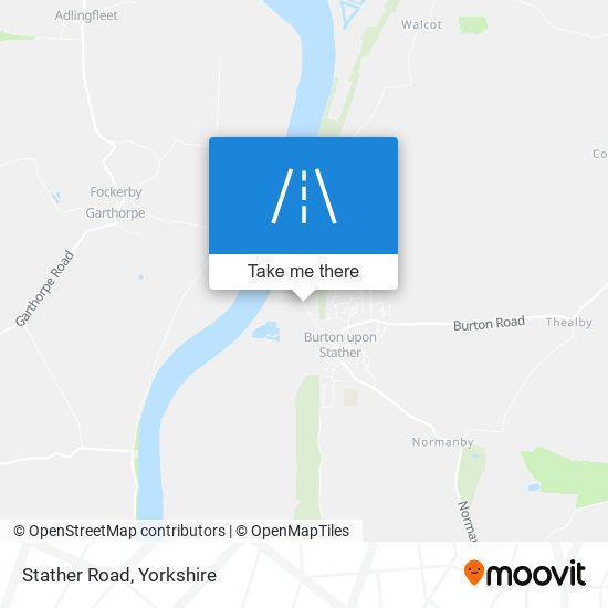 Stather Road map