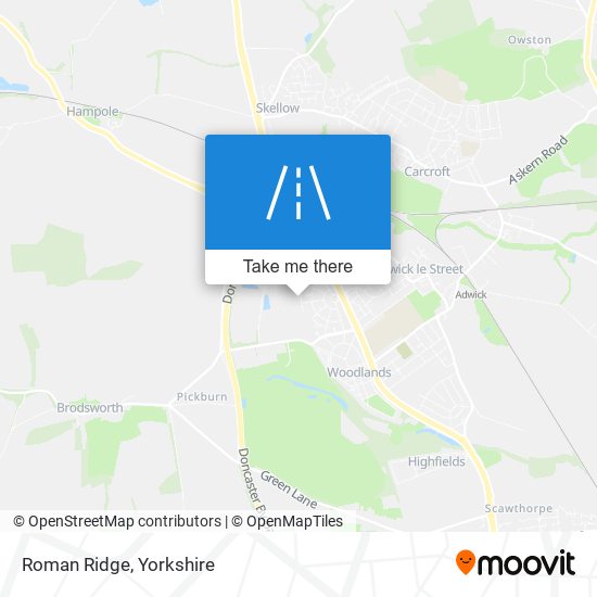 Roman Ridge map