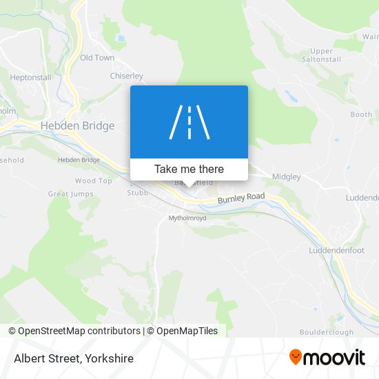Albert Street map