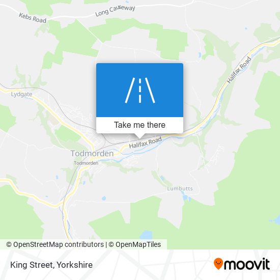 King Street map