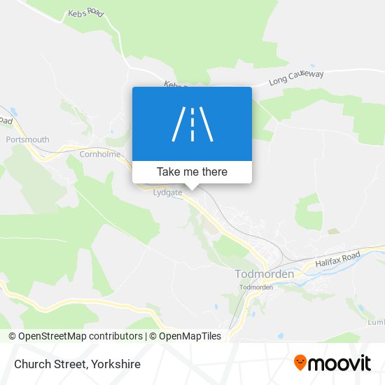 Church Street map