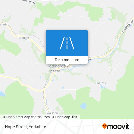 Hope Street map
