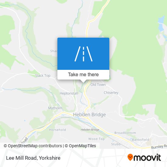 Lee Mill Road map