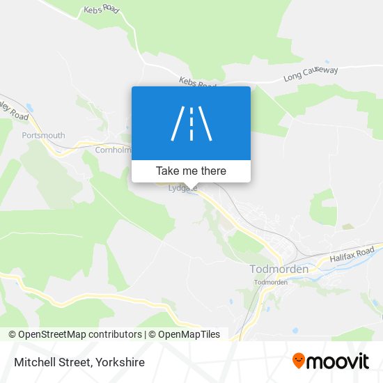 Mitchell Street map