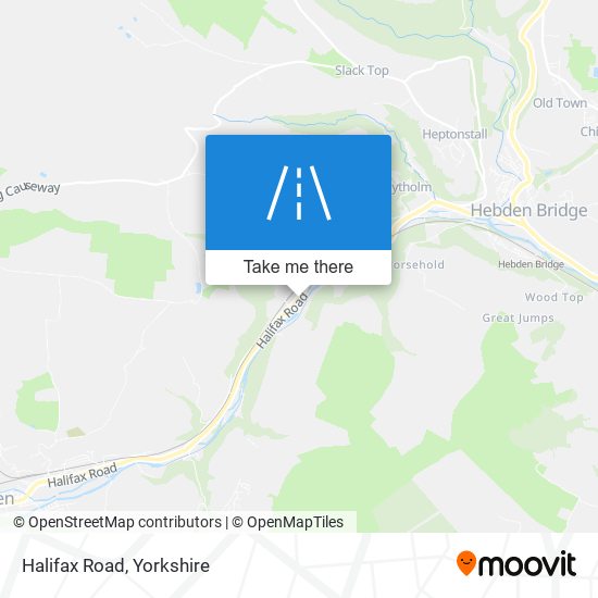 Halifax Road map