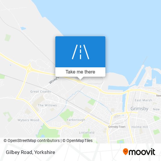 Gilbey Road map
