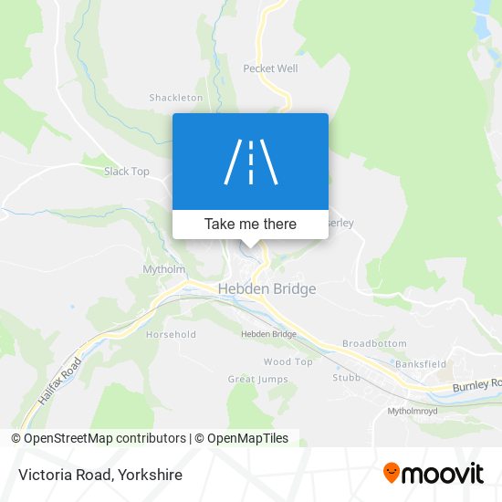 Victoria Road map