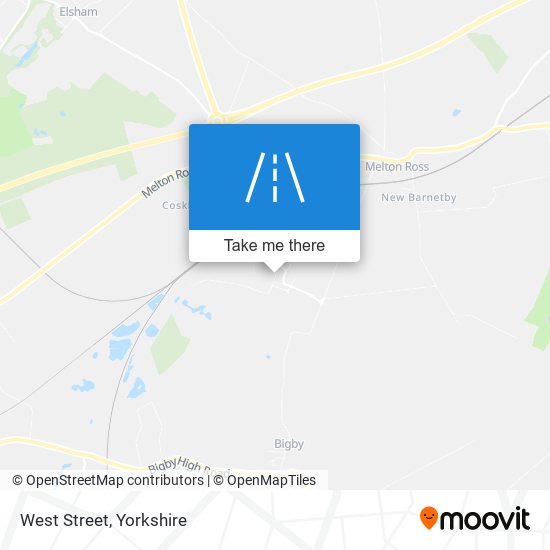 West Street map