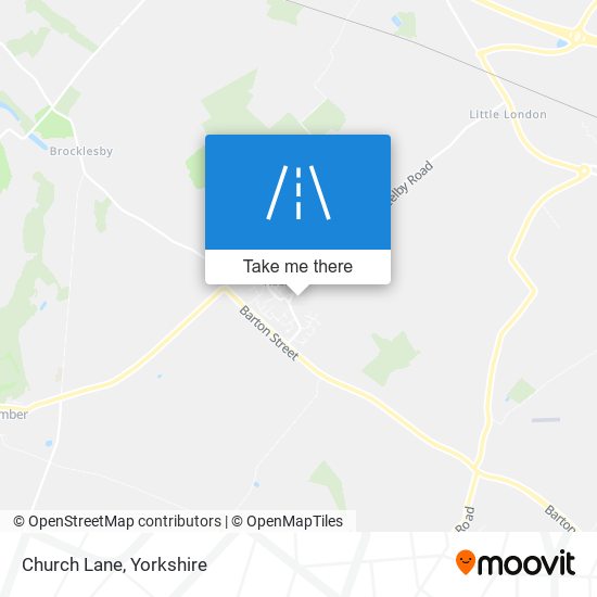 Church Lane map