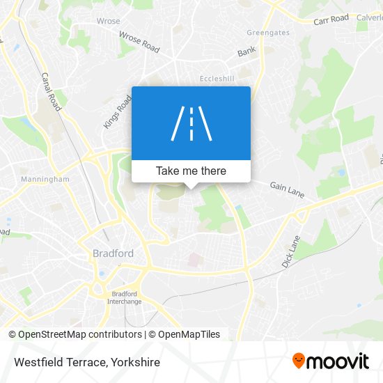 Westfield Terrace map