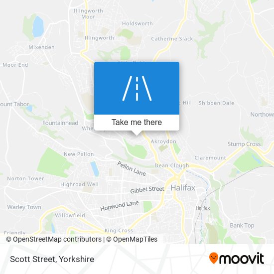 Scott Street map