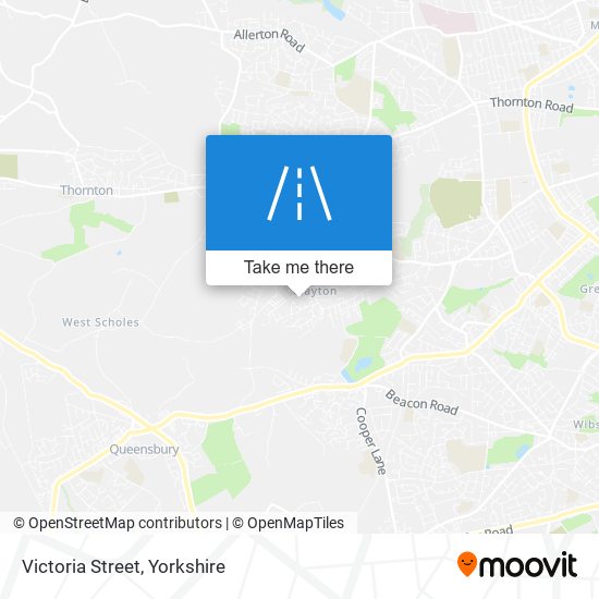 Victoria Street map