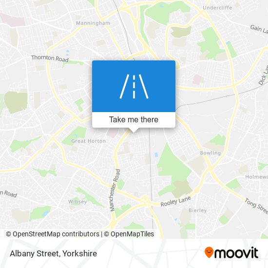 Albany Street map