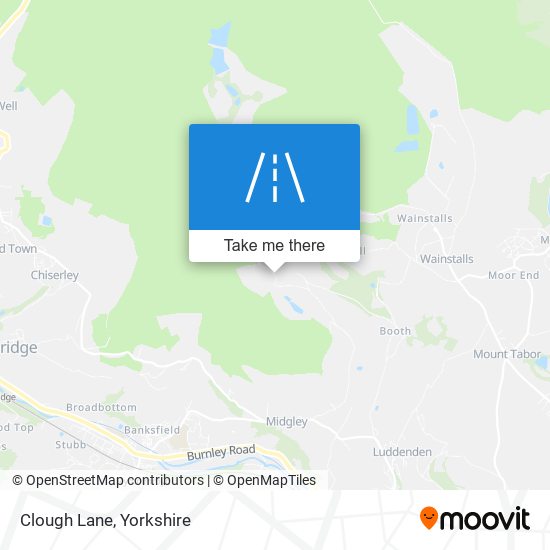 Clough Lane map
