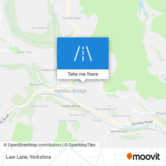 Law Lane map