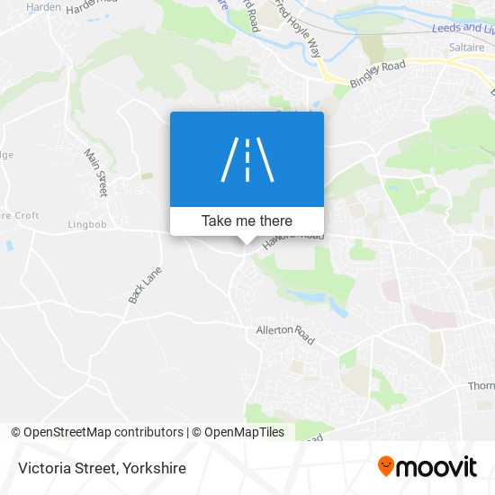 Victoria Street map