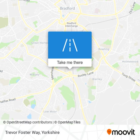 Trevor Foster Way map
