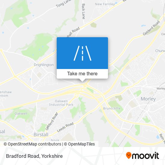 Bradford Road map