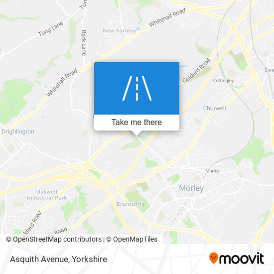 Asquith Avenue map