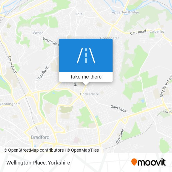 Wellington Place map