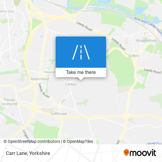 Carr Lane map