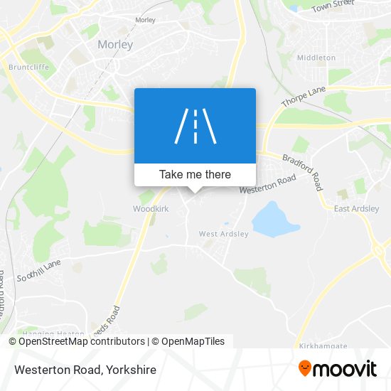 Westerton Road map