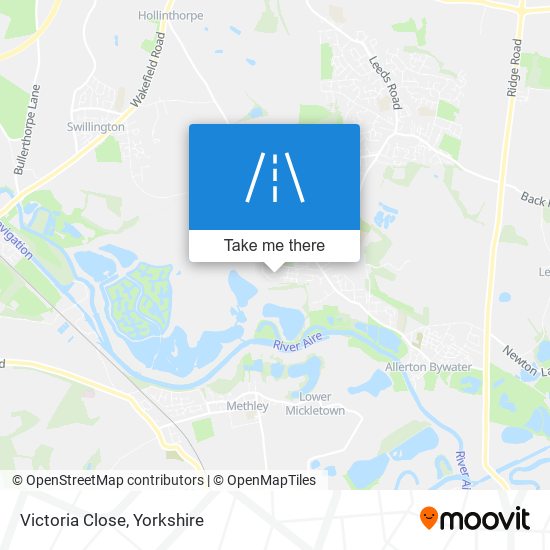 Victoria Close map