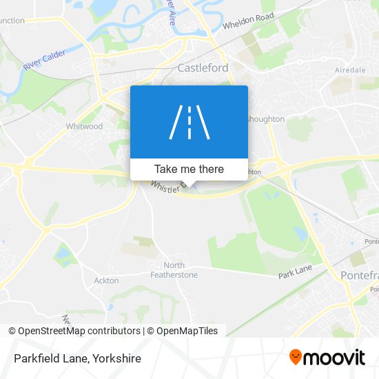 Parkfield Lane map