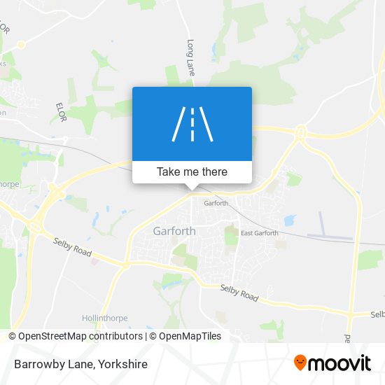Barrowby Lane map