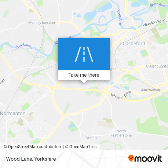 Wood Lane map
